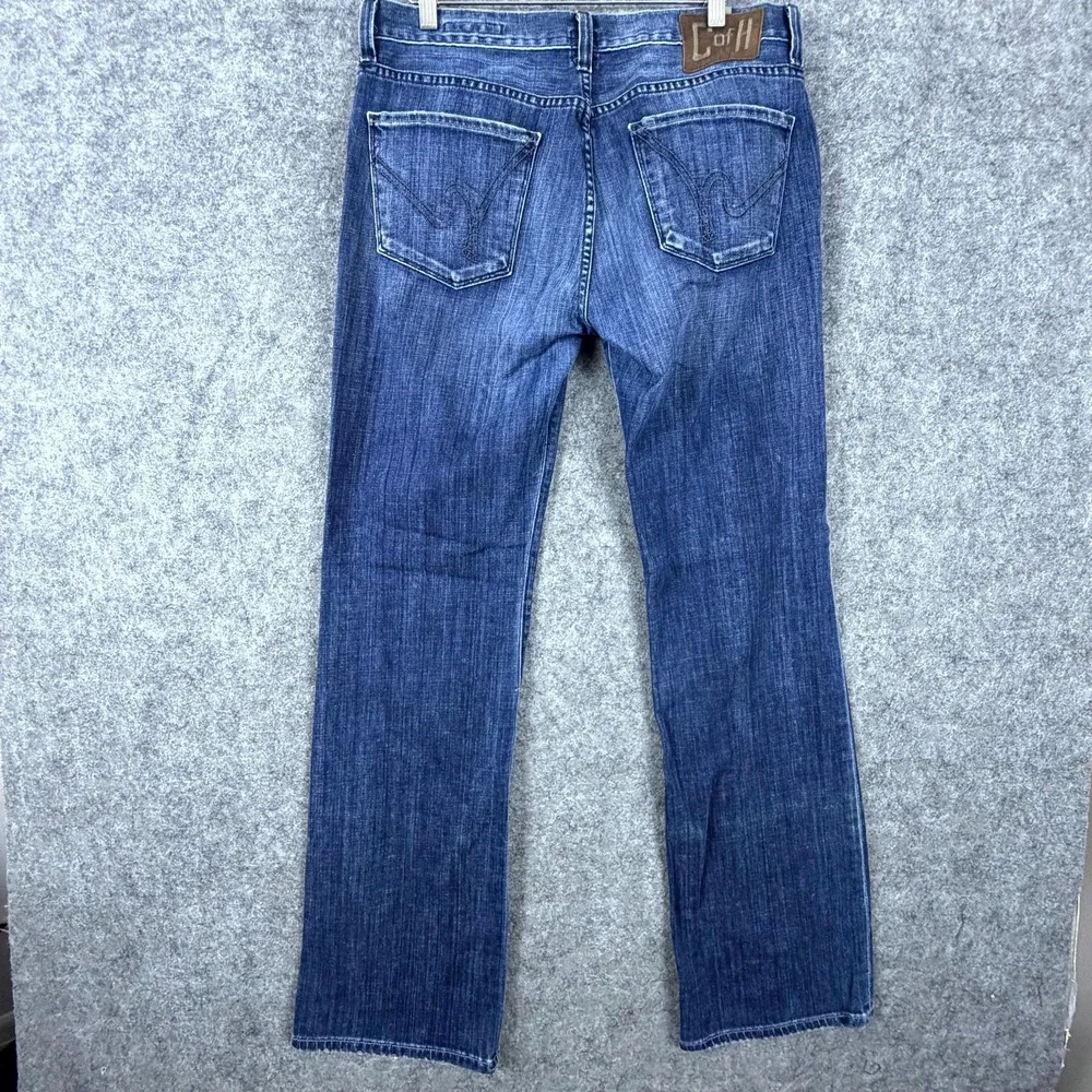 Citizens of Humanity Jagger Jeans Mens 34 Blue Denim Medium Wash Straight Leg